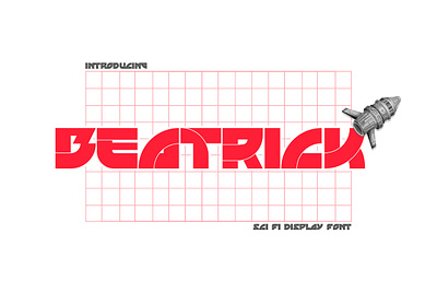 Beatrick - Free Sci-Fi Display Font design display font free free font freebie illustration logo type typeface vintage