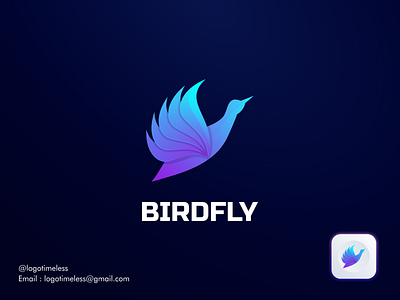 Bird Logo app bird bird logo branding colorful colorful logo design graphic design icon illustration logo logotimeless modern logo typography vector