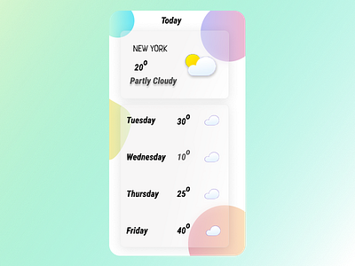 Weather app 3d assets branding design desing graphic design illustration logo ui vector