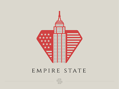 Empire State america city design empire empire state flag flat logo manhattan minimal newyork skayscraper state states united states us usa vector