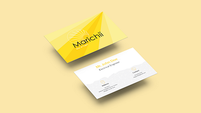 Business Card Design Front & Back branding design graphic design illustration logo typography vector