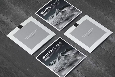 WhiteFlyer Square Trifold agency annual annual report catalog clean design illustration indesign indesign files magazine master pages paragraph style portfolio template prentation print printable square template whiteflyer working