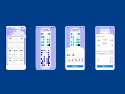 Tripia - Flight Booking Mobile Application app branding design graphic design illustration logo typography ui ux vector