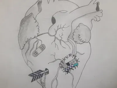 Small but Mighty design drawing illustration pencil art