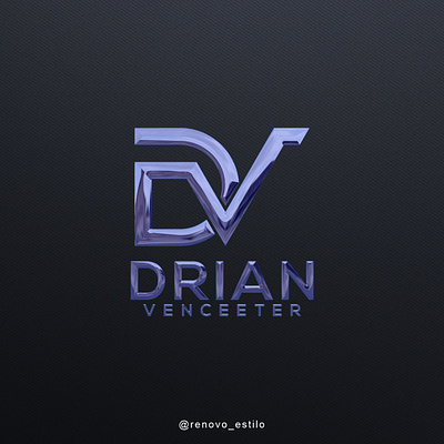 Logo DV 3d branding business company design fashion graphic design icon illustration lenovoestilo logo logotype logotypecompany newlogo realestate renovoestilo style typography vector