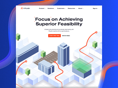 Fitlab 3d clean ui design graphic design illustration isome ui uiux