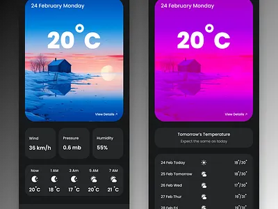 Weather Mobile App app dailyui figma ui uidesign uiux uiuxdesign ux uxdesign weather