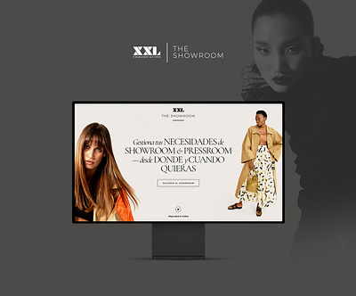 XXl Showroom graphic design ui user experience user interface ux web design