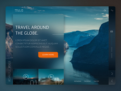 Landingspage above the fold - DailyUI Challenge - 003 003 branding daily ui 003 dailyui design graphic design landingspage minimal ui uiinspiration ux webdesign webpage