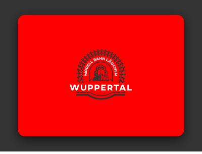 Modell Bahn Lädchen Wuppertal Logo art brand branding design logo railway shop train