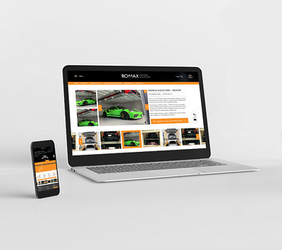 UI Design - rebranding website Romax branding design graphic design ui uiux web website
