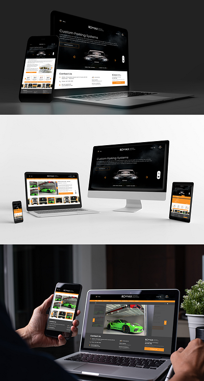 UI Design - rebranding website Romax branding graphic design ui uiux web website