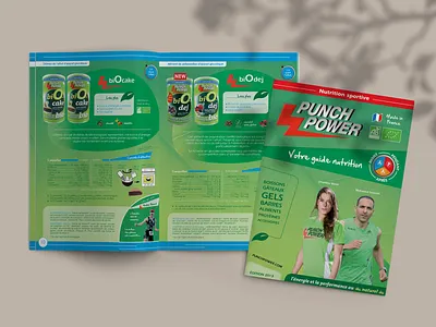 Catalogue A5 Punch Power 40 pages branding graphic design