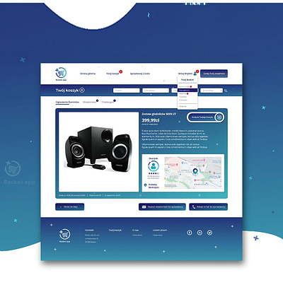 UI/UX Design Basket App app branding design illustration logo ui ux vector web website