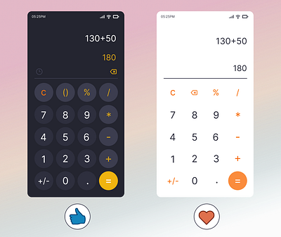 Calculator UI branding graphic design motion graphics ui