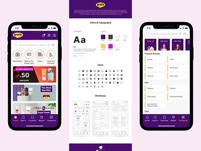 Gratis App Redesign & Design System application brand clean design design system e commerce feed figma interface ios mobile mobile design modern redesign shopping ui ux