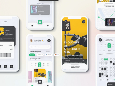 Event App Design Concept app design event ui ux