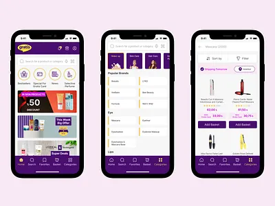 Gratis App Redesign app application branding clean design design system e commerce figma interface ios mobile mobile design modern redesign shopping ui ux