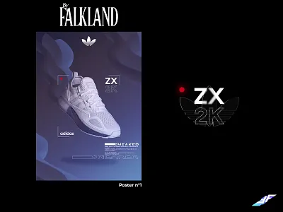 Poster n°1 ADIDAS REC adidas branding composition design graphic design image de marque photomontage photoshop poster