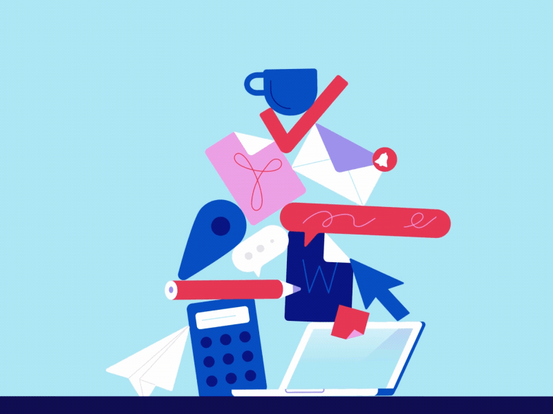 Don't let anyone spoil your day. 2d after effects animation design explainer gif illustration ourshack