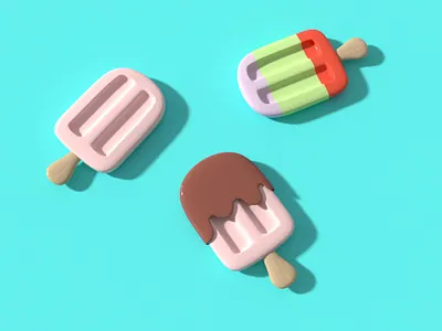 Camera 4D 《ice cream》 3d