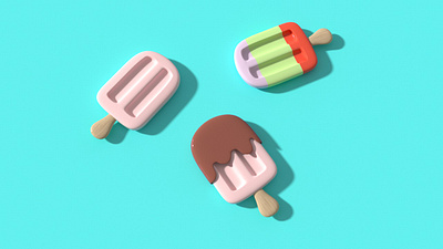 Camera 4D 《ice cream》 3d