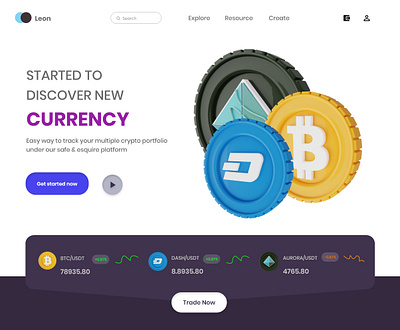 Crypto UI app crypto crypto currency currency design payment typography ui ux