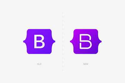 Bootstrap Logo Redesign app art bootstrap branding coder823 design flat graphic design icon illustration logo minimal redesign typography ui ux vector web