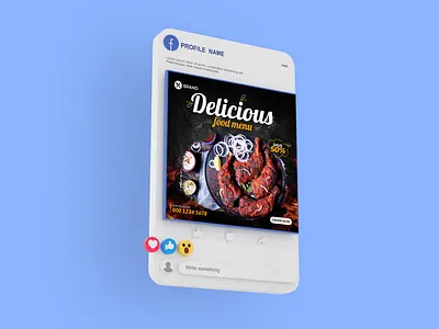 Food social media post banner Design banners branding corporate design creative design design food food banner graphic design illustration logo social media post ui web banner