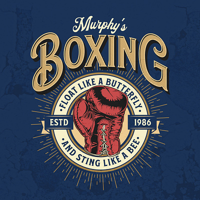 Murphy's Boxing Logo branding design graphic design illustration logo logo designer logodesign vector