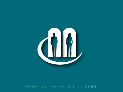 Man Door design flat logo graphic design graphic designer logo logo design minimalist logo
