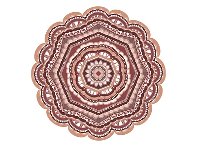 Wood Mandala arabic brown circle eastern floral flower forest geometric graphic design henna indian mandala nature spiritual tan theruknuk wood