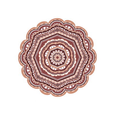 Wood Mandala arabic brown circle eastern floral flower forest geometric graphic design henna indian mandala nature spiritual tan theruknuk wood