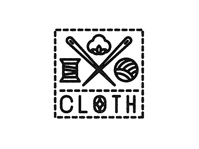 Cloth logo apparel cloth clothes clothing dailylogo dailylogochallenge hip hip clothing brand illustration logo logochallenge plain threads simple