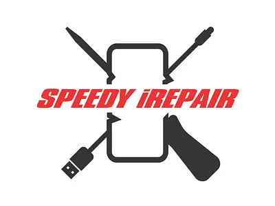 SPEEDY iREPAIR Logo design djillwill graphic design illest illustration illwill irepair logo speedy speedy irepair speedyirepair typography
