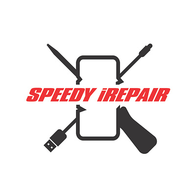 SPEEDY iREPAIR Logo design djillwill graphic design illest illustration illwill irepair logo speedy speedy irepair speedyirepair typography