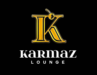 Karmaz Lounge Logo branding design djillwill graphic design illustration karmaz logo typography