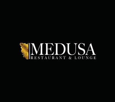 Medusa Lounge Cleveland Logo branding design djillwill graphic design illustration logo medusa typography
