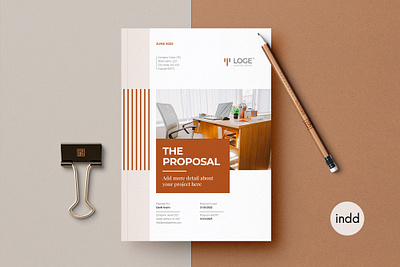 The Proposal | 24 Pages graphic design portfolio