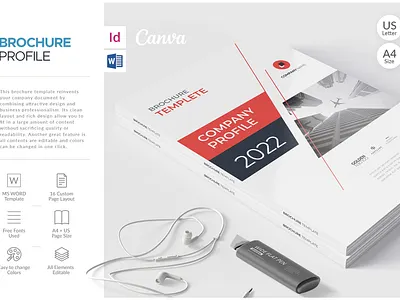 Company Profile | Docx, InDesign