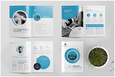 Company Brochure 16 Pages | DOCX, InDesign minimalist