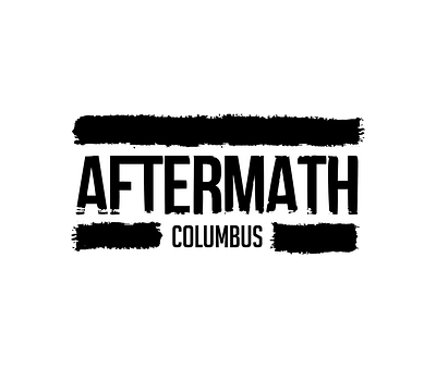 Aftermath Venue Columbus aftermath design djillwill graphic design illustration logo typography