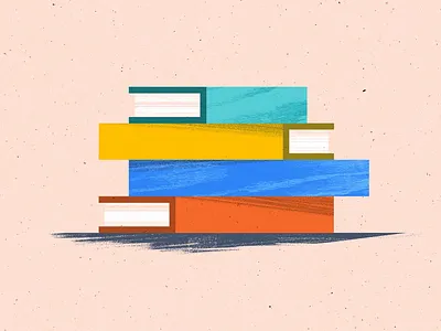 Books books colors design distressed flat design freelance freelancers geometric grungy icon iconography icons illustration illustrator publication spot illustration texture textures