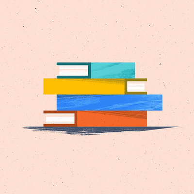 Books books colors design distressed flat design freelance freelancers geometric grungy icon iconography icons illustration illustrator publication spot illustration texture textures