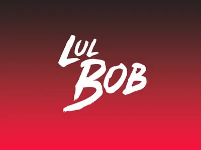 Lul Bob Logo branding design djillwill graphic design illustration logo lul bob typography