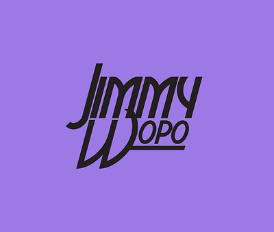 Jimmy Wopo Logo branding design djillwill graphic design illustration jimmy jimmy wopo jimmywopo logo typography wopo woponese