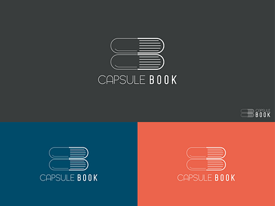 Capsule Book Logo Design b letter logo book logo branding capsule logo clinic health care creative logo creative logo designer design education flat logo hire best logo designer letter logo letter mark logo design logo design expert medical logo medicine logo nft pharmacy logo vector