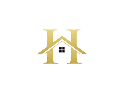 Roof Logo with Letter H by FransiskaSari on Dribbble