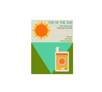 Fun In The Sun advertising design editorial design editorial illustration graphic design graphic designer illustration illustrator typography