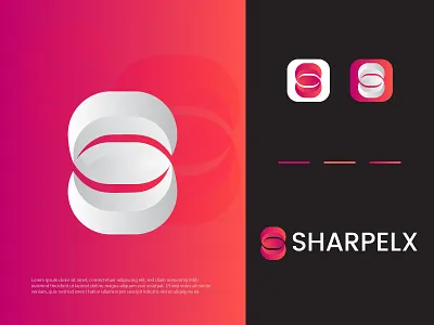 modern S logo design 3d animation branding design graphic design illustration logo logo branding logo desig logo folio logos motion graphics pink logo s gradint logo s logo s modern logo typography ui vector white logo